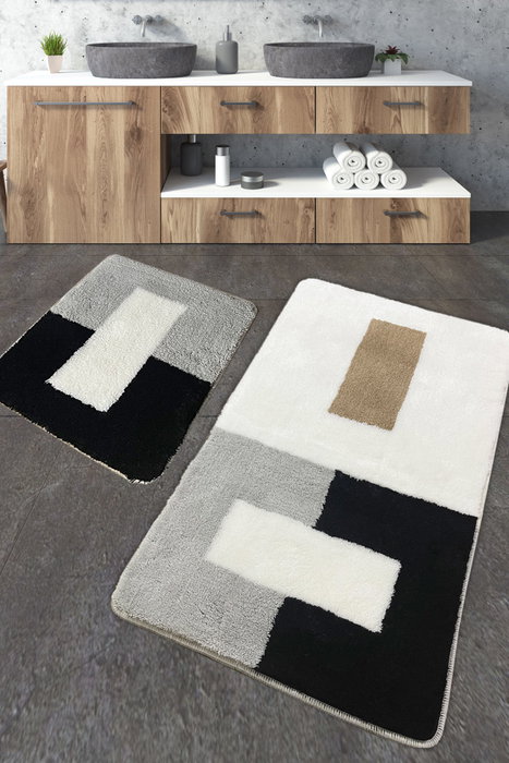 Mijölnir Juego de alfombrillas de baño Roin Multicolor Mijölnir Juego de alfombrillas de baño Roin Multicolor